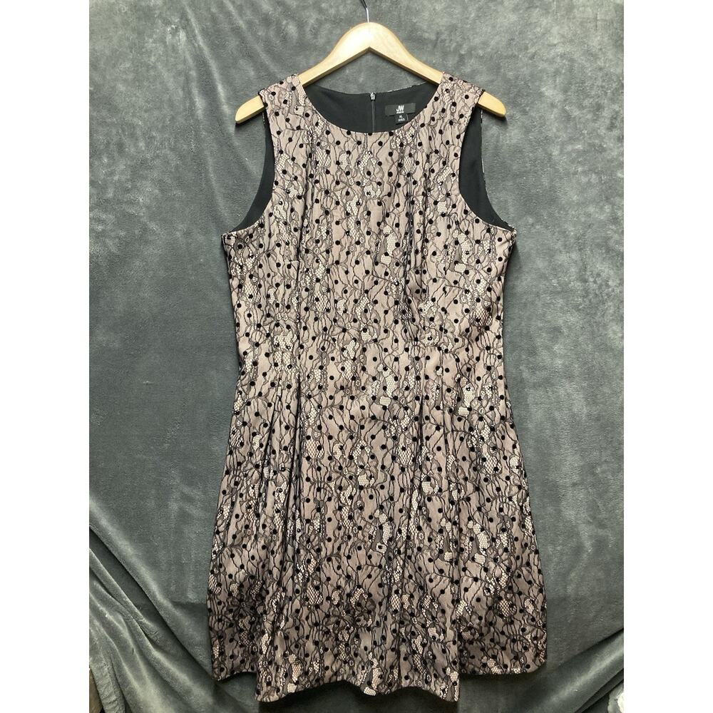 Jason Wu Velvet Burnout Polka Dot Lace Dress XL Pink Fairy Grunge Dark Coquette